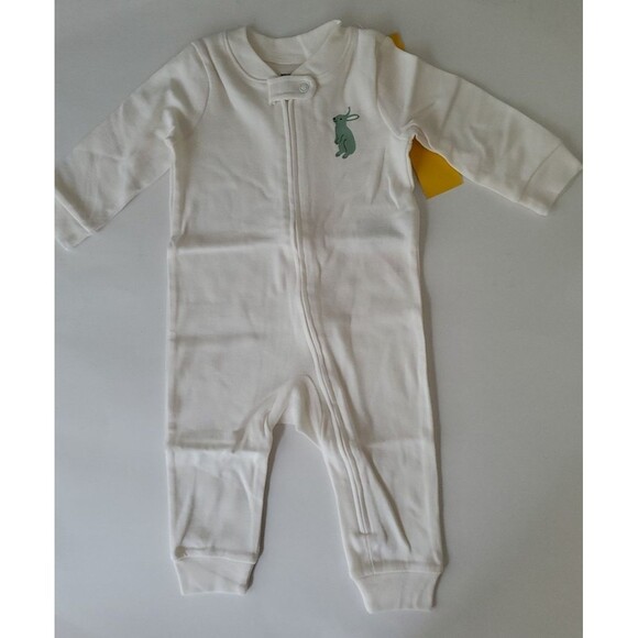 Amazon Essentials 3 One Piece Footed Pajamas Baby Girls Sleepwear 6-9 Months - Picture 2 of 7